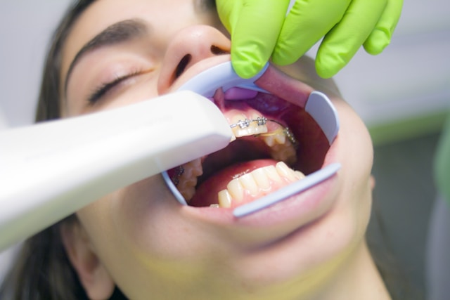 Paciente en clínica dental